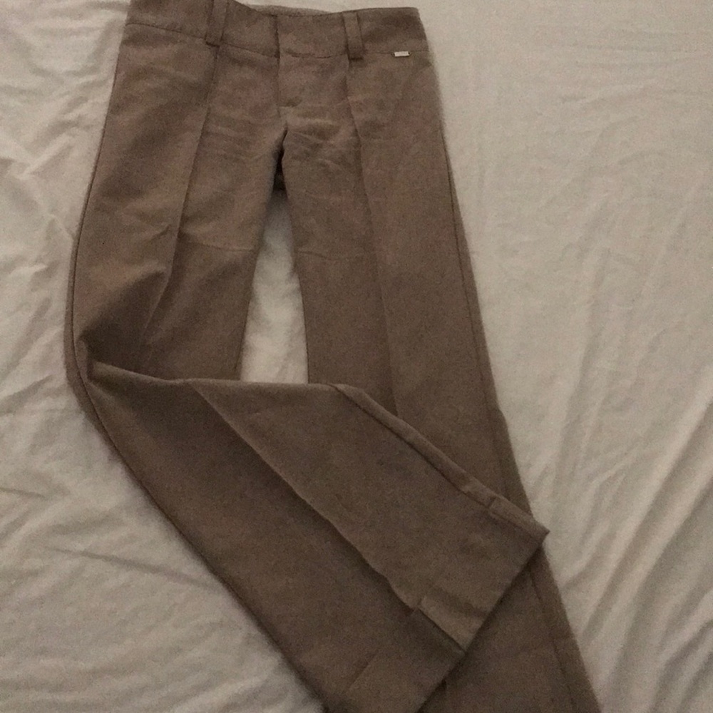 Wide leg, wide cuff slacks